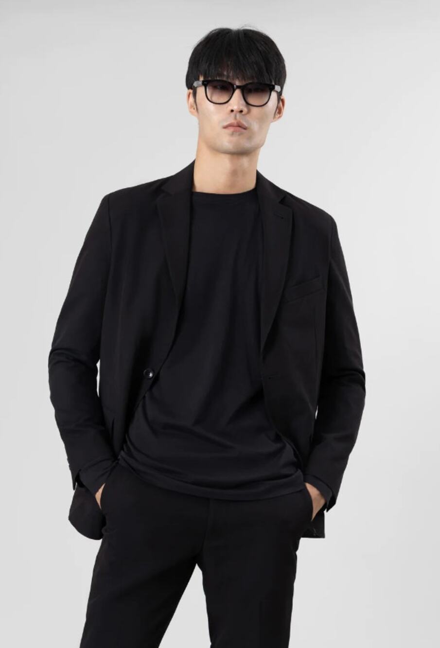 SOFT CLOTH Men's Studio Suit Jacket 44R Black Soft City Twill Lined NWT